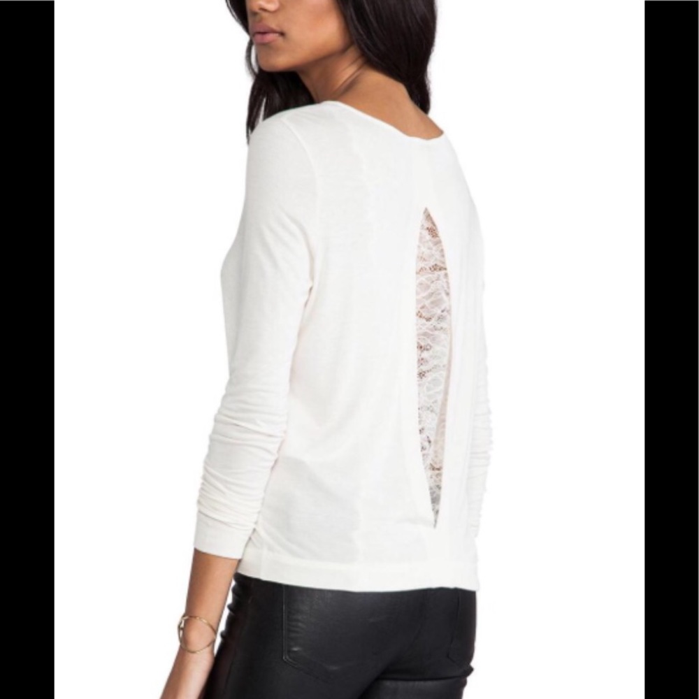 By Malene Birger Viscose Jersey Ciallo Top - Cream